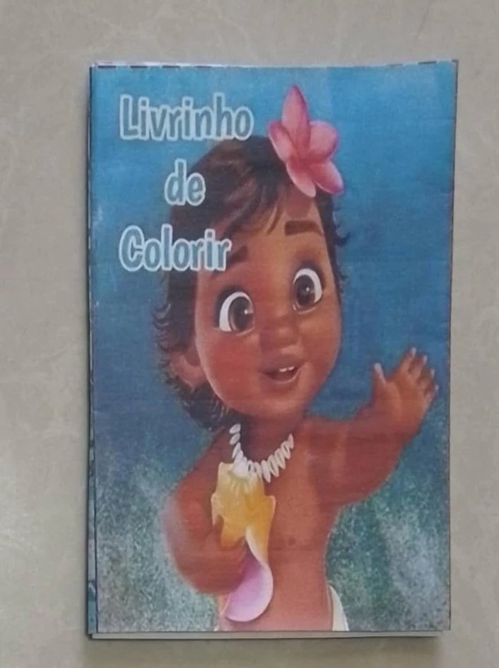 Librito para Colorear Moana Bebe's foto | PartyExpress |  BizneCubano