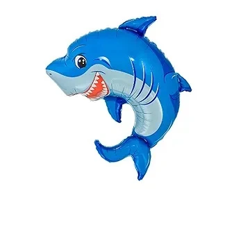 Globo 14" de Silueta Shark's foto | PartyExpress |  BizneCubano