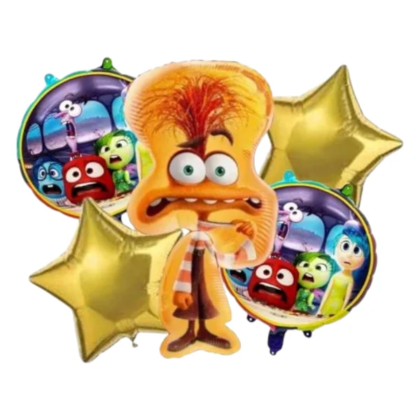 Set de 5 Globos Intensamente (Ansiedad) M3's foto | PartyExpress |  BizneCubano
