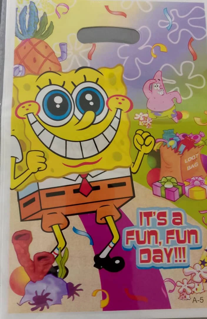 Bolsita para Regalo Bob Esponja M2's foto | PartyExpress |  BizneCubano