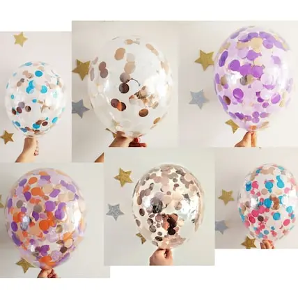 Imagen de ✔ GLOBOS CON CONFETIS