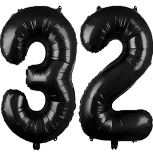 Imagen de ✔ GLOBOS DE # 32" NEGROS