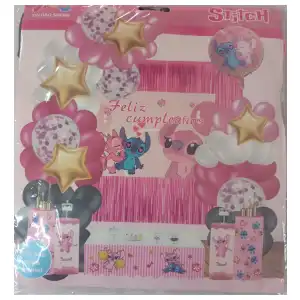Set decorativo 100 pcs Angel y Stich M14 miniatura 1