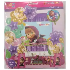 Set decorativo 100 pcs Masha M15 miniatura 1