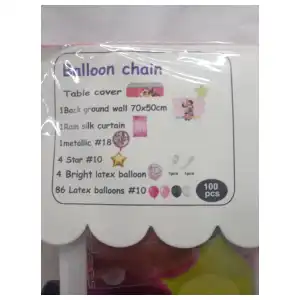 Set decorativo 100 pcs Minnie Rosada M16 miniatura 2