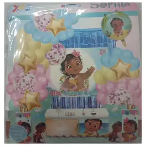 Set decorativo 100 pcs Moana Bebe M18 miniatura 1