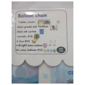 Set decorativo 100 pcs Moana Bebe M18 miniatura 2