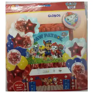 Set decorativo 100 pcs Paw Patrol M25 miniatura 1