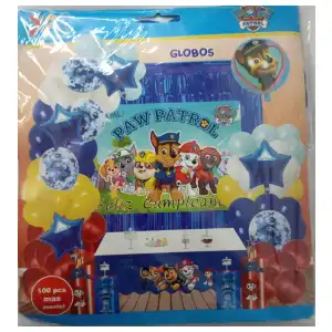 Set decorativo 100 pcs Paw Patrol M26 miniatura 1