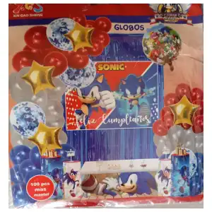 Set decorativo 100 pcs Sonic M48 miniatura 1