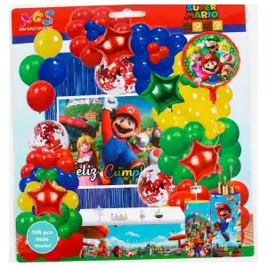Set decorativo 100 pcs Super Mario M52 miniatura 1