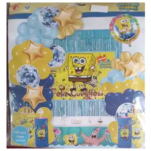 Set decorativo 100 pcs Bob Esponja M55 miniatura 1