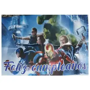 Set decorativo 80 pcs Avenger miniatura 2