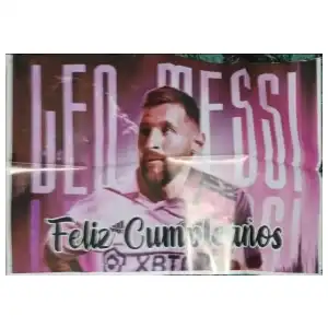 Set decorativo 80 pcs Fútbol (Messi) M1 miniatura 2