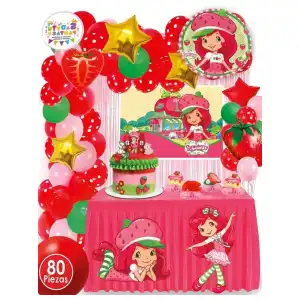Set decorativo 80 pcs Rosita Fresita miniatura 1