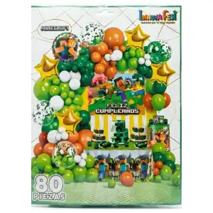 Set decorativo 80 pcs Minecraft miniatura 1