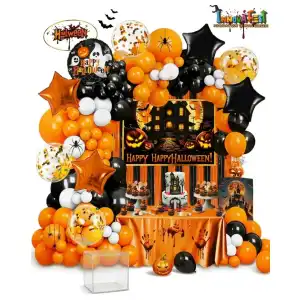 Set decorativo 80 pcs Halloween M2 miniatura 1