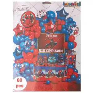 Set decorativo 80 pcs Spiderman miniatura 1