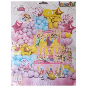 Set decorativo 80 pcs Princesas M2 miniatura 1