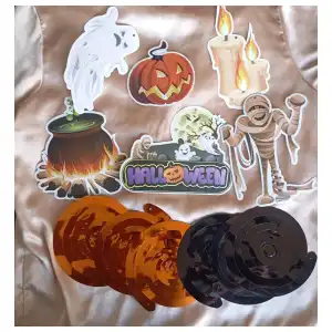 Decoración Colgante para Halloween con Caldero de Bruja miniatura 2