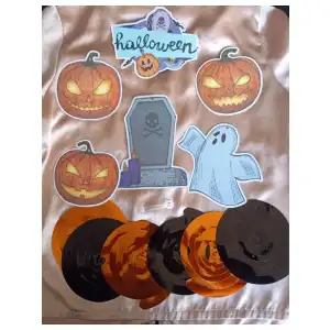 Decoración Colgante para Halloween con Lápida miniatura 2