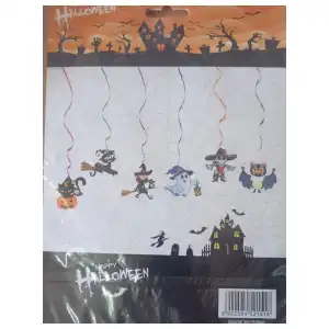 Decoración Colgante para Halloween con Casa Embrujada miniatura 1