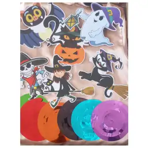 Decoración Colgante para Halloween con Casa Embrujada miniatura 2