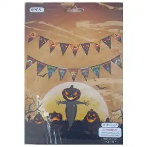 Banderin para Halloween con Calabazas miniatura 1
