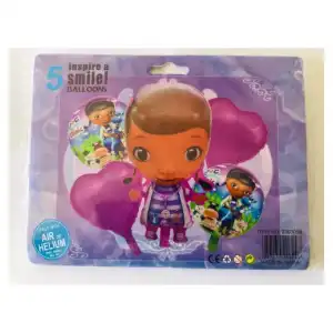 Set de 5 Globos Doctora Juguetes miniatura 2
