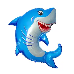 Globo 14" de Silueta Shark miniatura 1