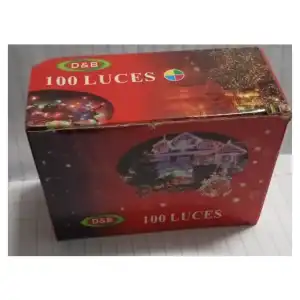 Guirnalda de 100 bombillos (Azul) miniatura 2